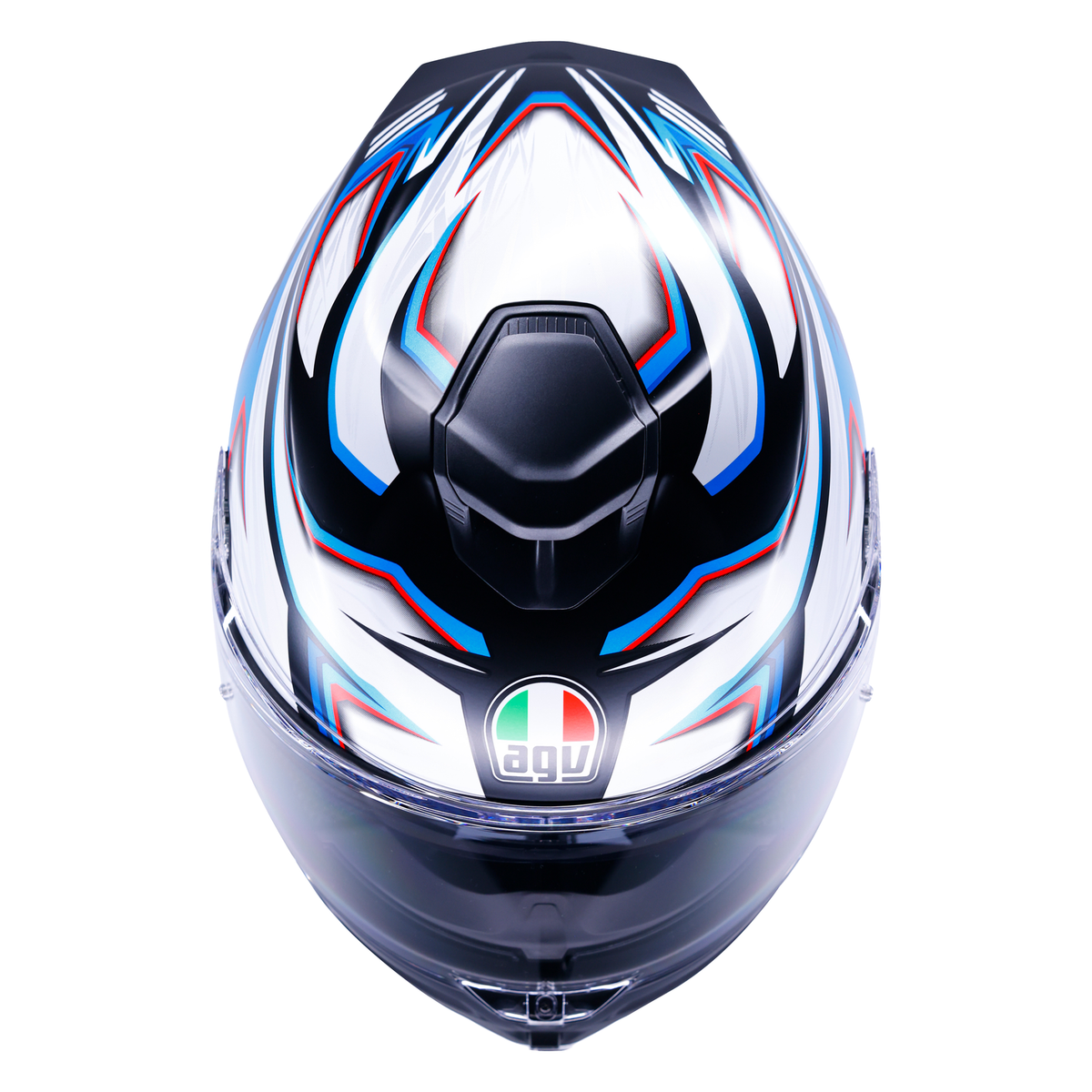 AGV K5 ECE 22.06 Zenithar Black / White / Blue - FREE UK Shipping, FREE 365 Day Returns | Moto Central