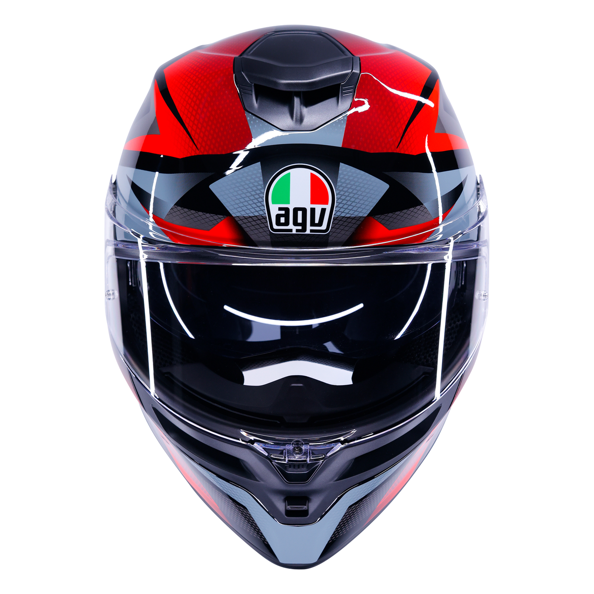 AGV K5 ECE 22.06 Munor Black / Red - FREE UK Shipping, FREE 365 Day Returns | Moto Central