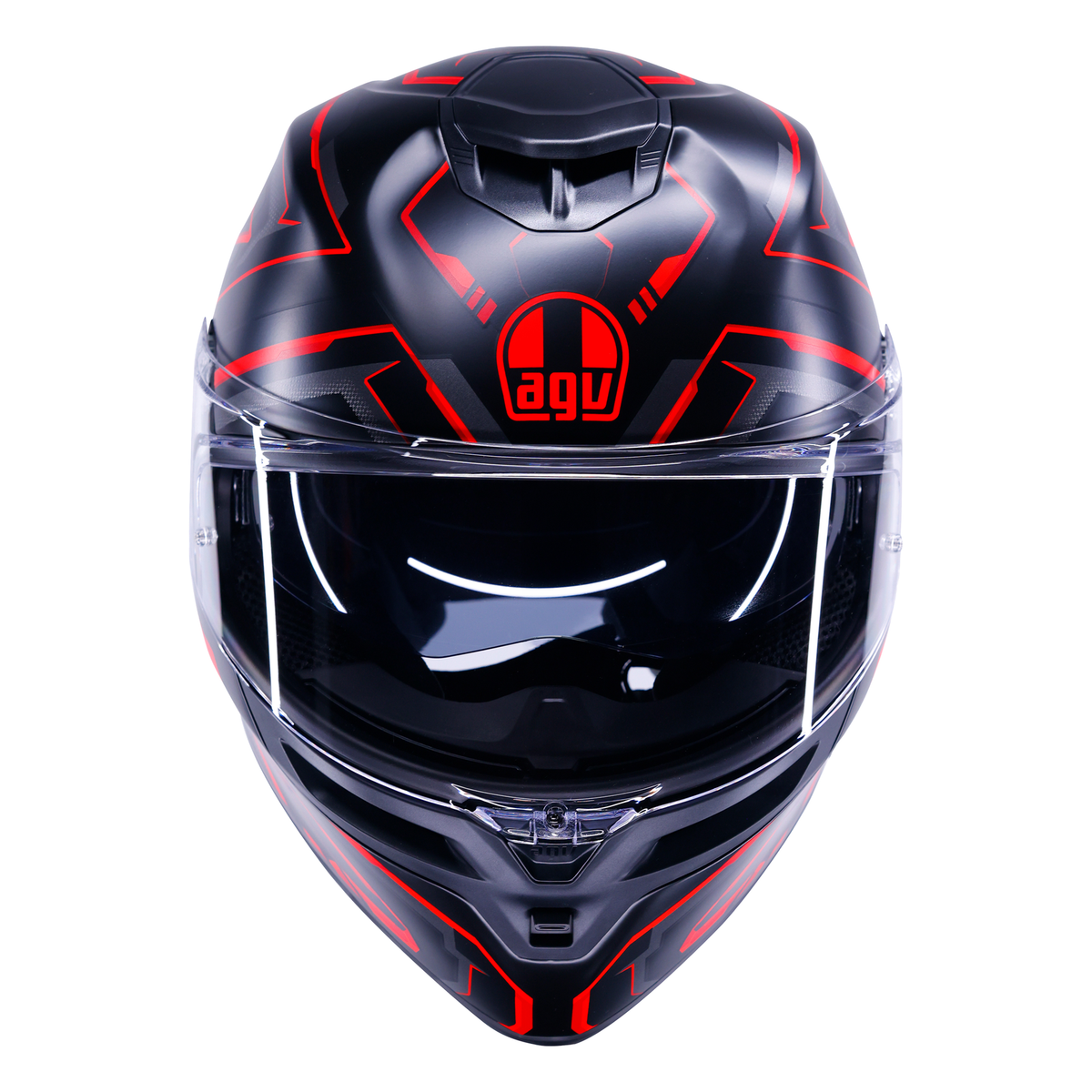 AGV K5 ECE 22.06 Astralix Black / Red - FREE UK Shipping, FREE 365 Day Returns | Moto Central