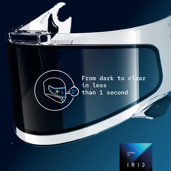 Shark Aeron Photochromic Visor Iridium Clear FREE UK Delivery, FREE 365 Day Returns | Moto Central