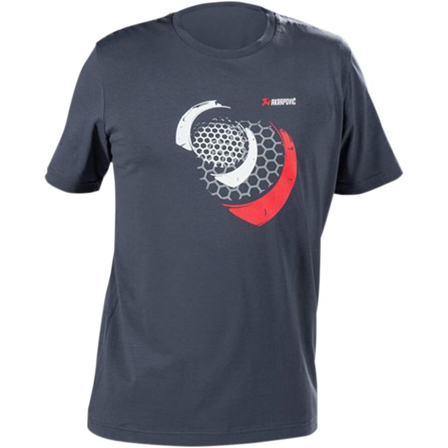 Akrapovic Mesh T-Shirt Blue / Grey
