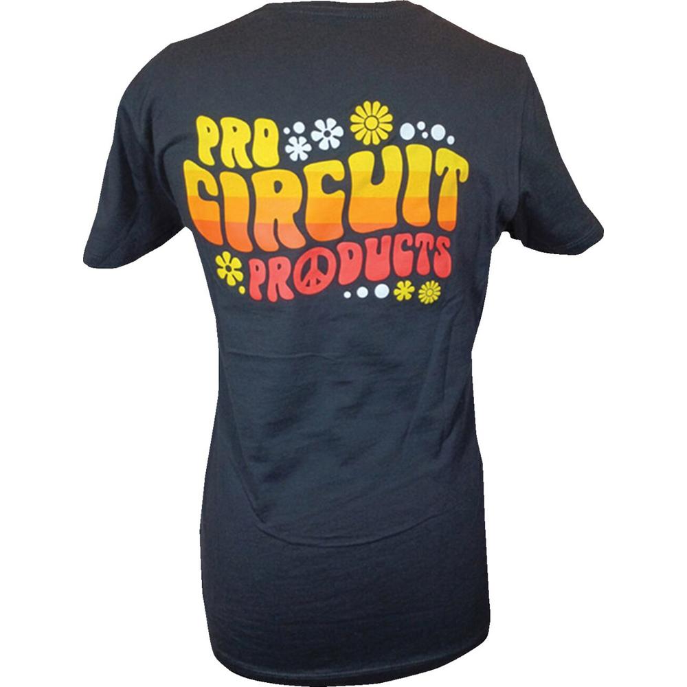 Pro Circuit Groovy Ladies T-Shirt Black