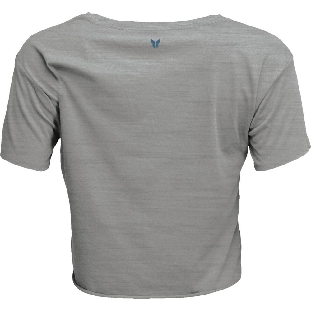 Thor Corp Ladies Crop T-Shirt Heather Grey