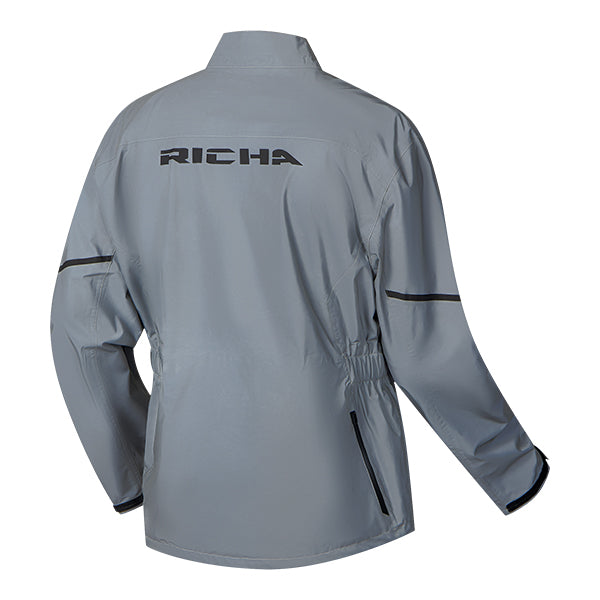 Richa Rain Flare 2 Over Jacket Silver - FREE UK Delivery, FREE 365 Day Returns | Moto Central