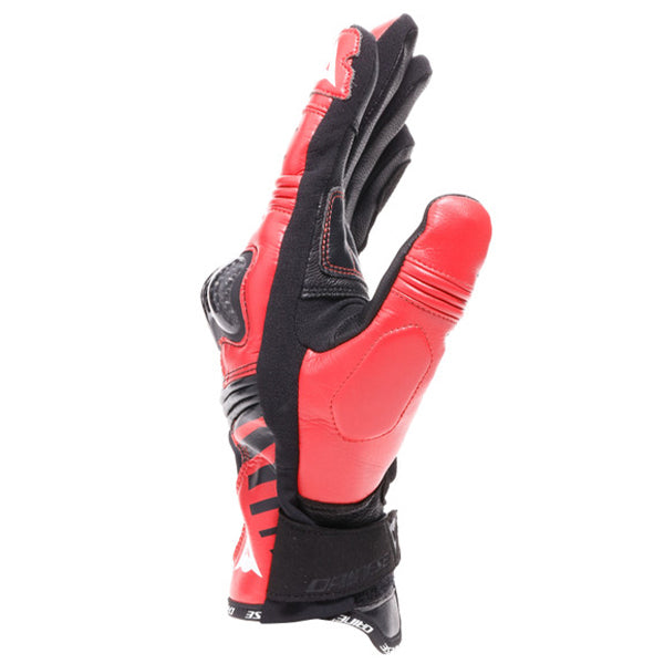 Dainese Reacto Carbon Short Gloves Black / Lava Red