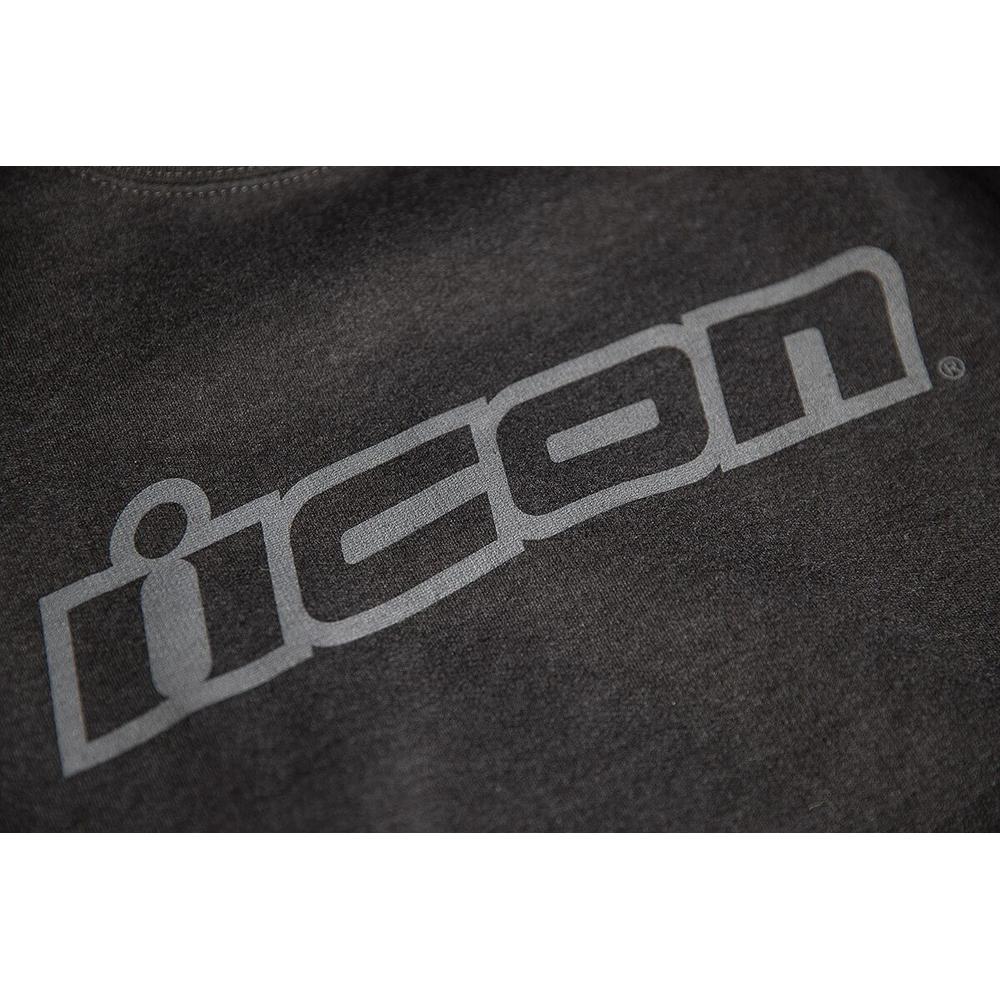 Icon Slant Crewneck Sweatshirt Charcoal