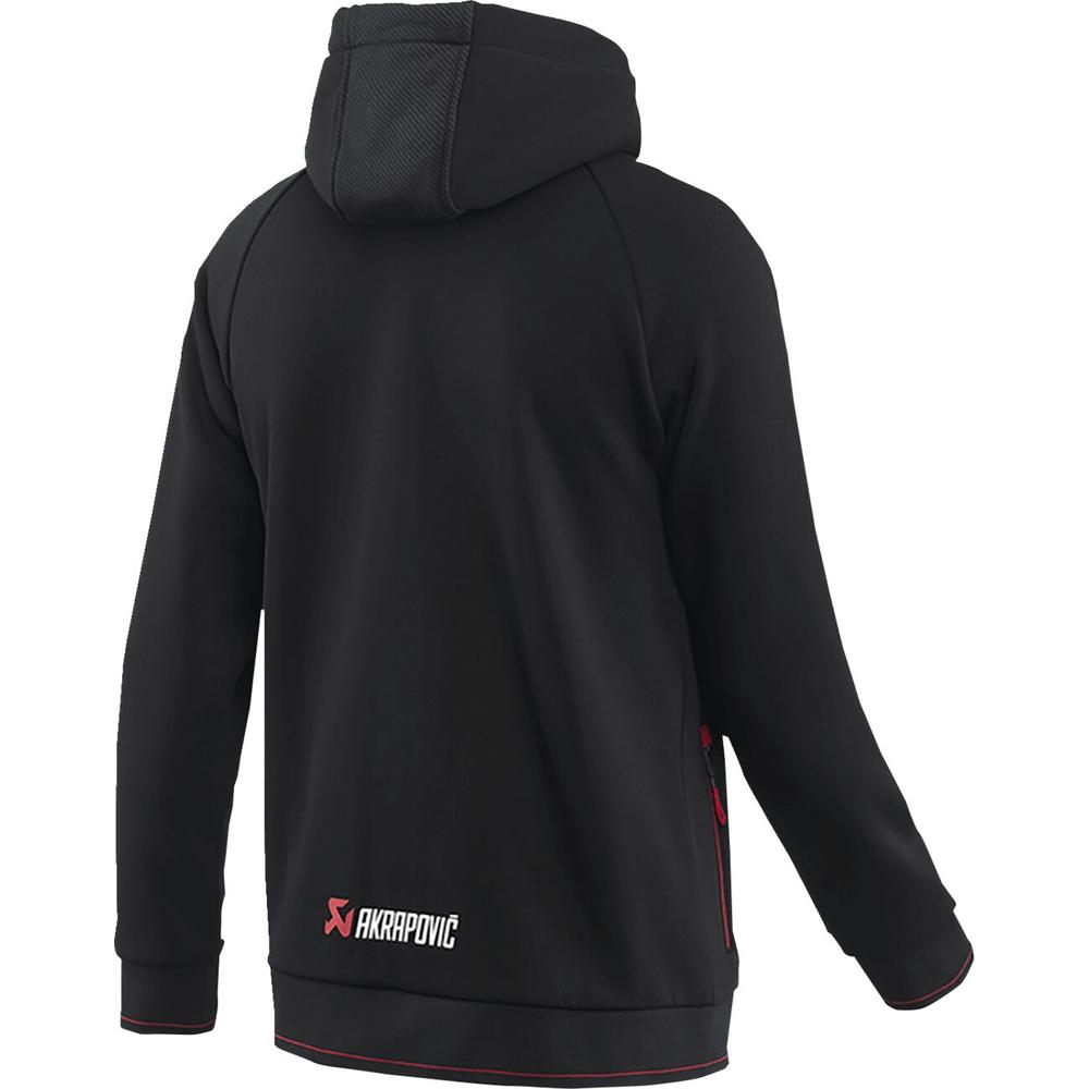 Akrapovic Corpo Full-Zip Hoodie Black