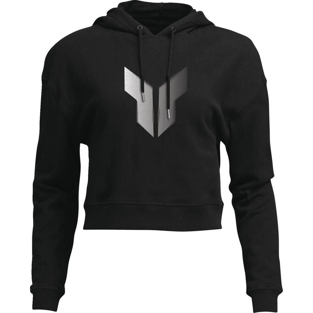 Thor Noise Ladies Pullover Crop Hoodie Black