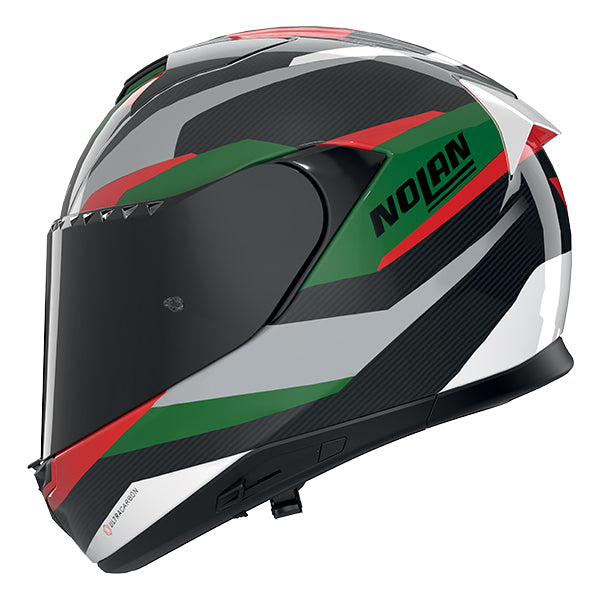 Nolan X-904 Ultra Carbon Calibro Black / Silver / Red / Green
