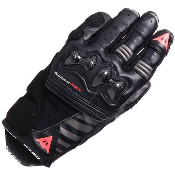 Dainese Reacto Carbon Ladies Short Gloves Black / Fluo Pink