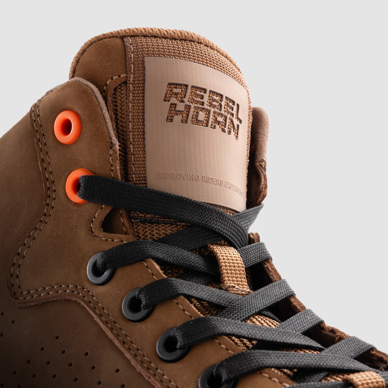 Rebelhorn Spike Boots Brown FREE UK Delivery, FREE 365 Day Returns | Moto Central