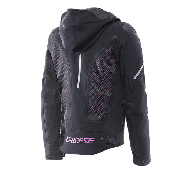 Dainese Super Sprint Air Ladies Textile Jacket Black / Pink / Violet
