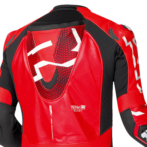 Richa Stradale GP 1 Piece Leather Suit Red / Red / Black FREE UK Delivery, FREE 365 Day Returns | Moto Central