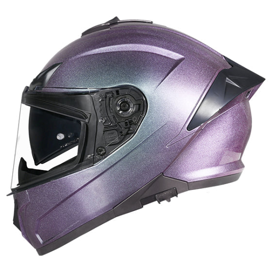 SMK Typhoon Unicolour GL900C helmet, three-quarter view