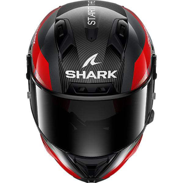 Shark Aeron-GP FIM 2 MotoGP Black / Silver / Red FREE UK Delivery, FREE 365 Day Returns | Moto Central
