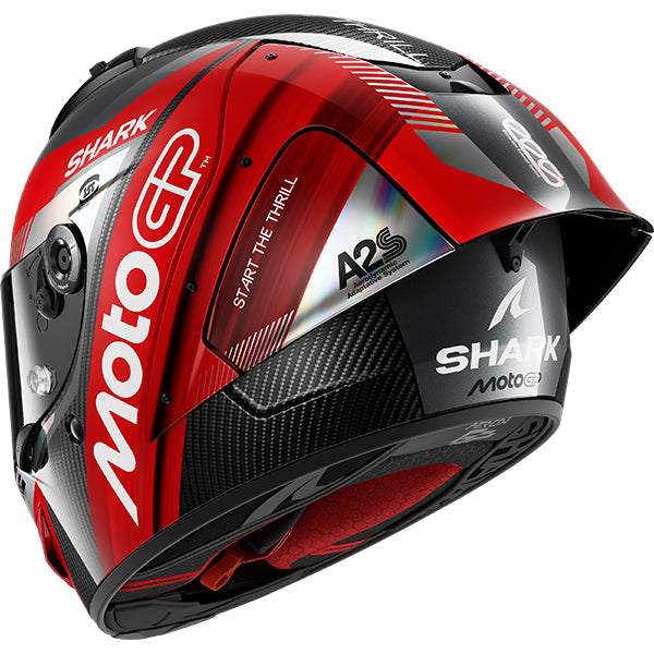Shark Aeron-GP FIM 2 MotoGP Black / Silver / Red FREE UK Delivery, FREE 365 Day Returns | Moto Central