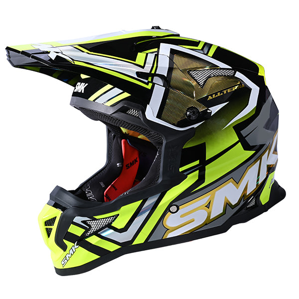 SMK Allterra X-Aces GL264 Fluo Yellow / Green / Black FREE UK Delivery, FREE 365 Day Returns | Moto Central