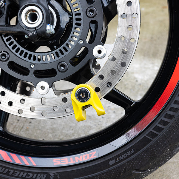 Riderr Rebel Lock Yellow FREE UK Delivery, FREE 365 Day Returns | Moto Central