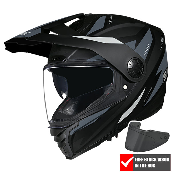 SMK Ares Claw MA266 Matt Black / Anthracite FREE UK Delivery, FREE 365 Day Returns | Moto Central