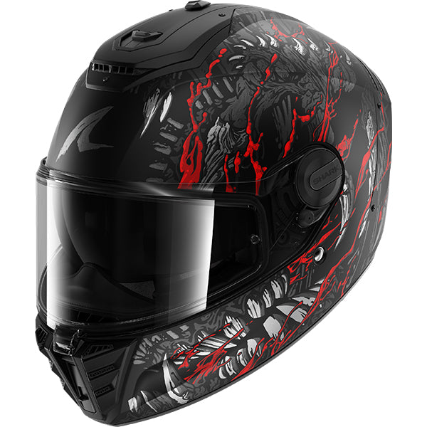 Shark Spartan RS Shaytan 2 Black / Red / Anthracite FREE UK Delivery, FREE 365 Day Returns | Moto Central