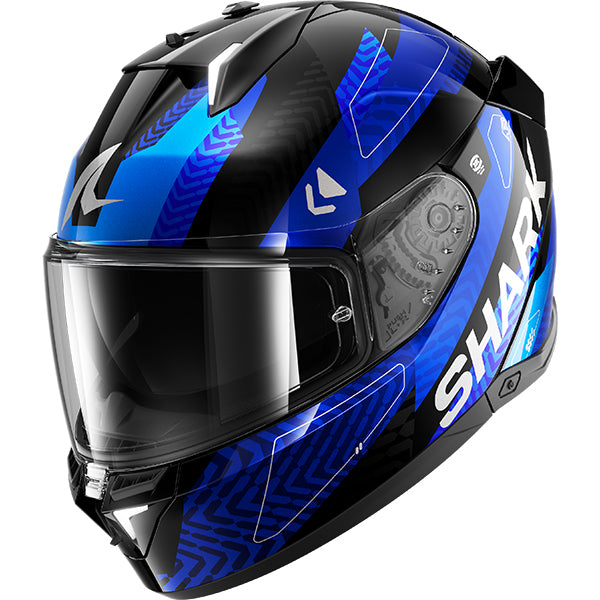 Shark Skwal i3 Ready Black / Blue FREE UK Delivery, FREE 365 Day Returns | Moto Central