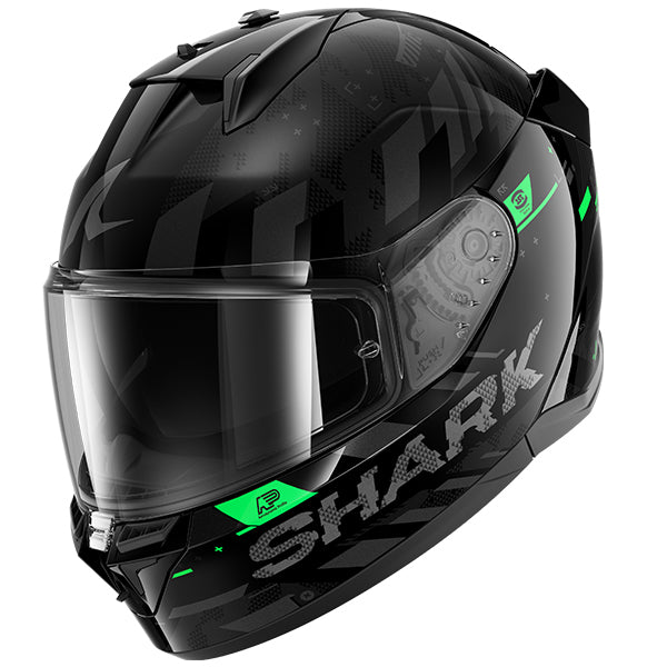 Shark D-Skwal 3 Skilful Black / Green FREE UK Delivery, FREE 365 Day Returns | Moto Central