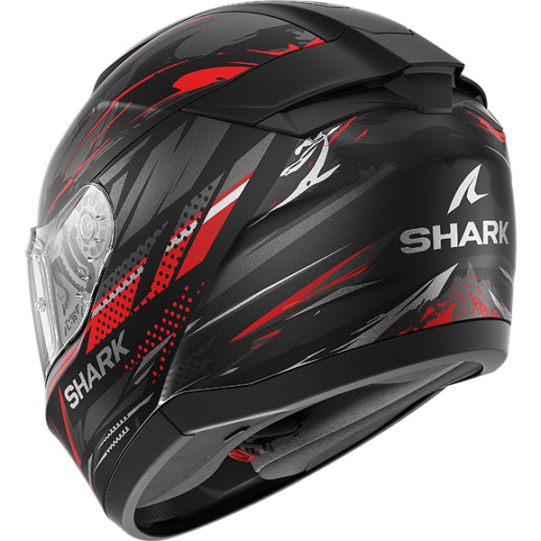 Shark Ridill 2 Whizz Matt Black / Red / Anthracite FREE UK Delivery, FREE 365 Day Returns | Moto Central