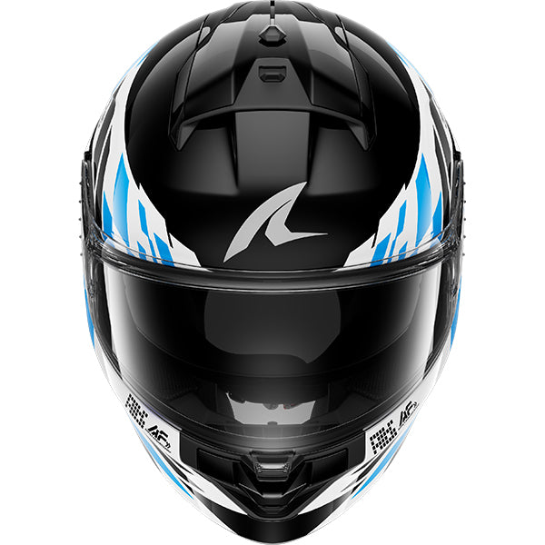 Shark Ridill 2 Raceblock Black / White / Blue FREE UK Delivery, FREE 365 Day Returns | Moto Central
