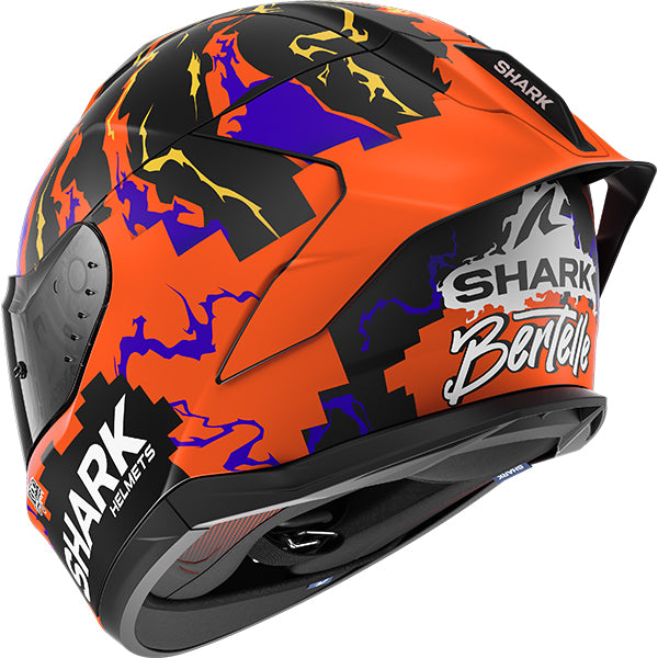 Shark Skwal Cup Bertelle Matt Black / Orange / White FREE UK Delivery, FREE 365 Day Returns | Moto Central
