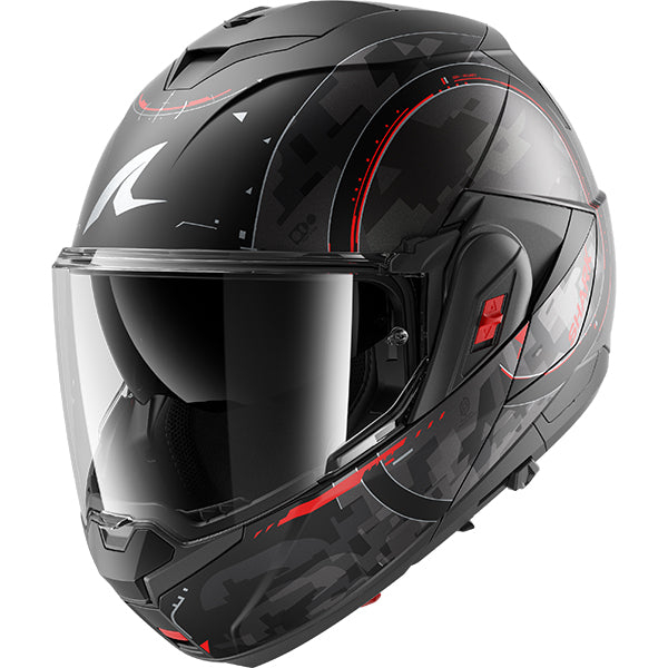 Shark OXO Gang Matt Black / Red / Anthracite FREE UK Delivery, FREE 365 Day Returns | Moto Central