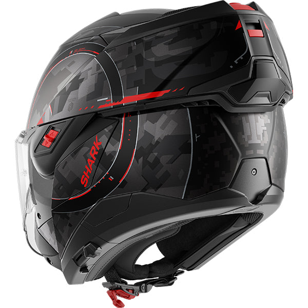 Shark OXO Gang Matt Black / Red / Anthracite FREE UK Delivery, FREE 365 Day Returns | Moto Central
