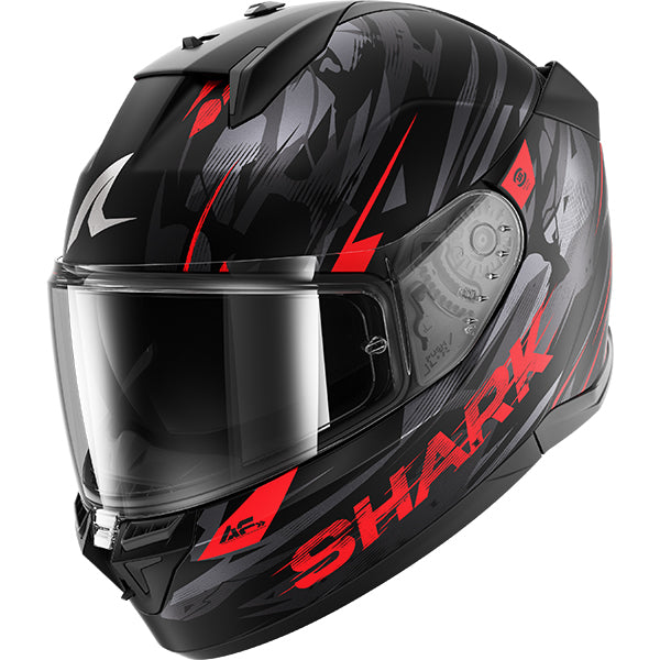Shark D-Skwal 3 Inkrider Matt Black / Red / Anthracite FREE UK Delivery, FREE 365 Day Returns | Moto Central