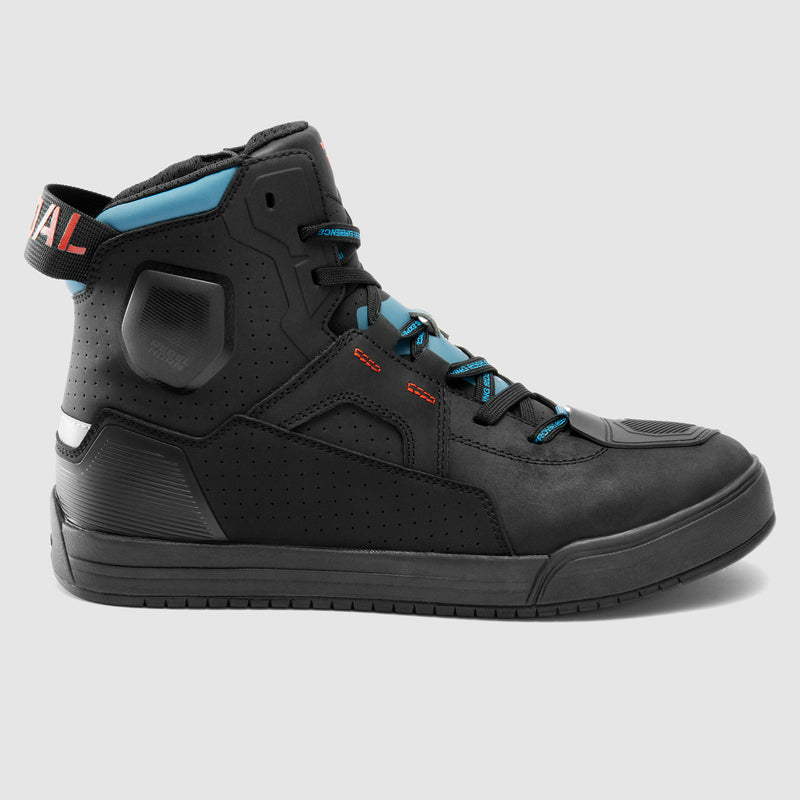 Rebelhorn Vandal 2 Boots Black / Blue / Red FREE UK Delivery, FREE 365 Day Returns | Moto Central
