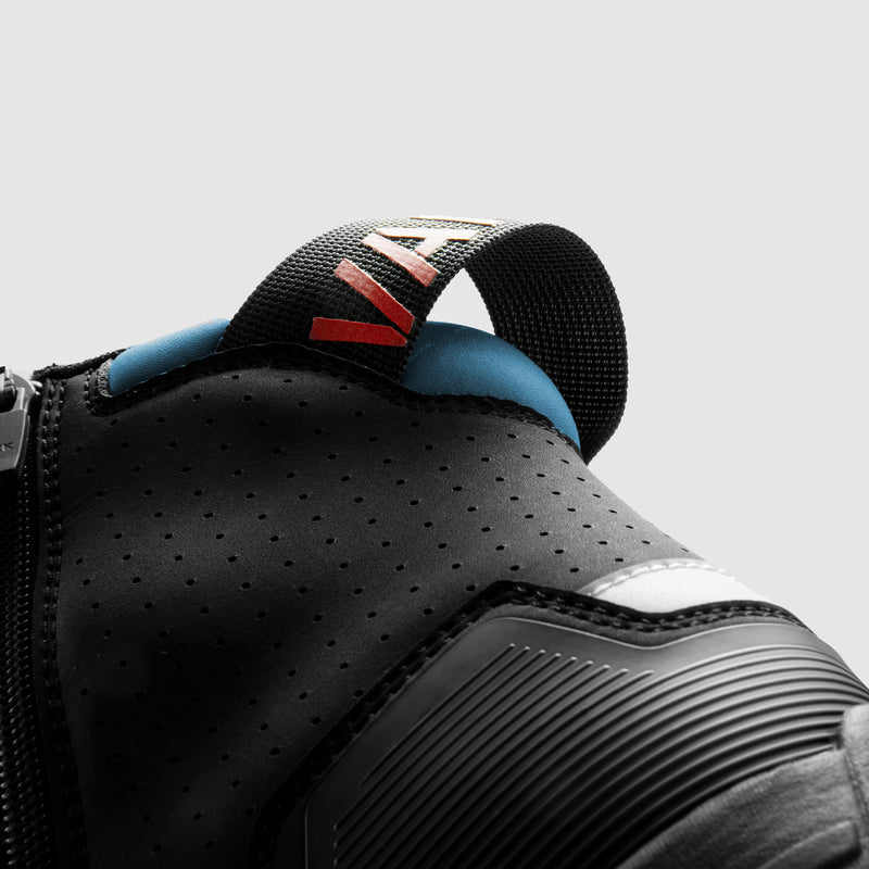 Rebelhorn Vandal 2 Boots Black / Blue / Red FREE UK Delivery, FREE 365 Day Returns | Moto Central