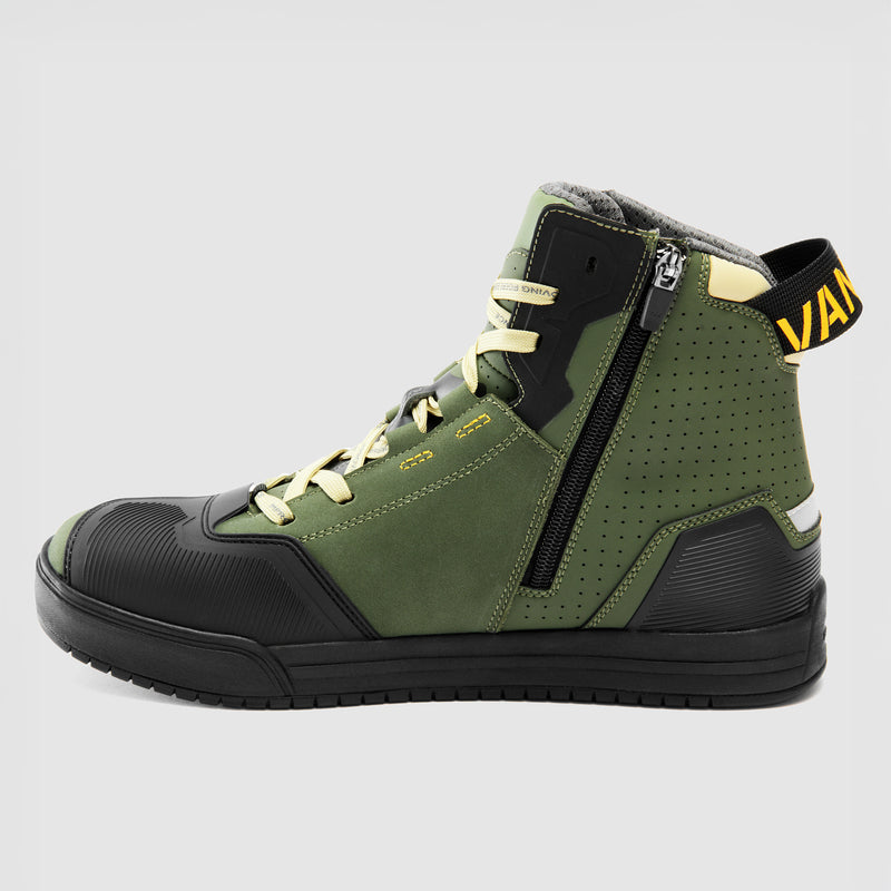 Rebelhorn Vandal 2 Boots Olive Green FREE UK Delivery, FREE 365 Day Returns | Moto Central