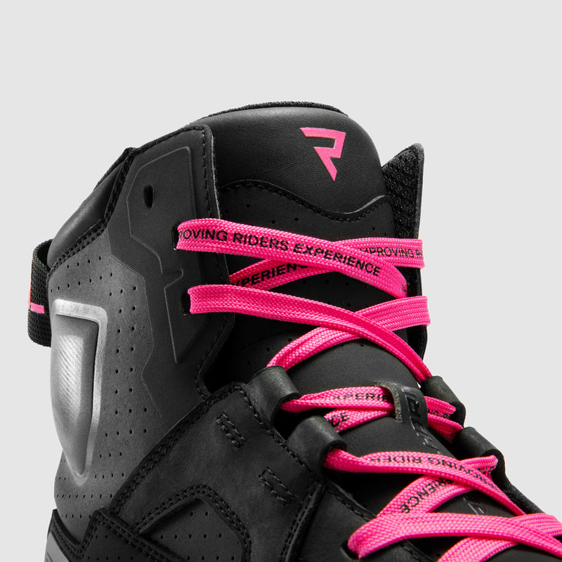 Rebelhorn Vandal 2 Ladies Boots Black / Pink FREE UK Delivery, FREE 365 Day Returns | Moto Central