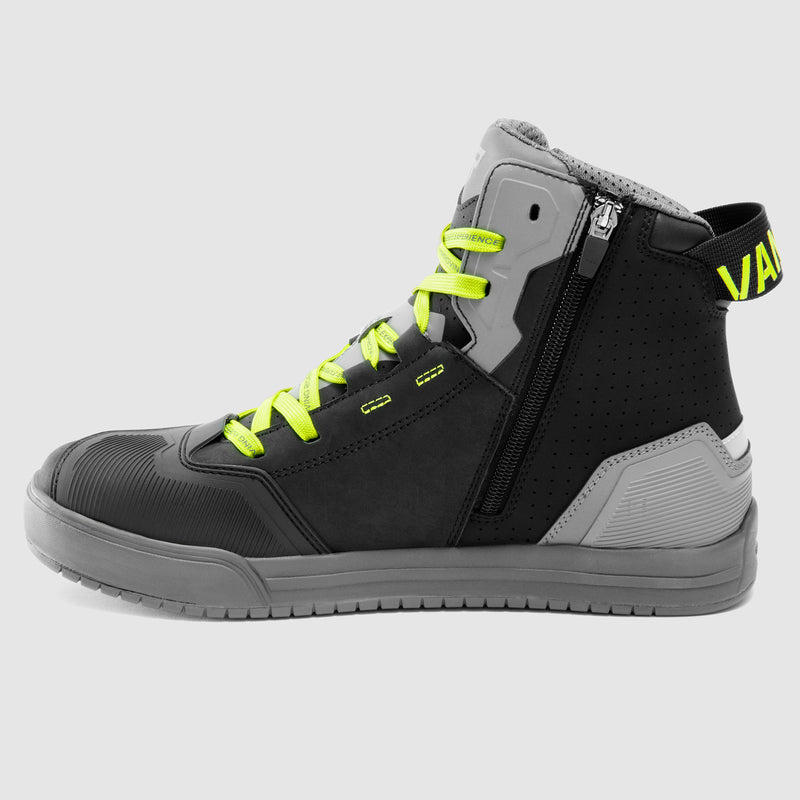 Rebelhorn Vandal 2 Boots Grey / Fluo Yellow FREE UK Delivery, FREE 365 Day Returns | Moto Central