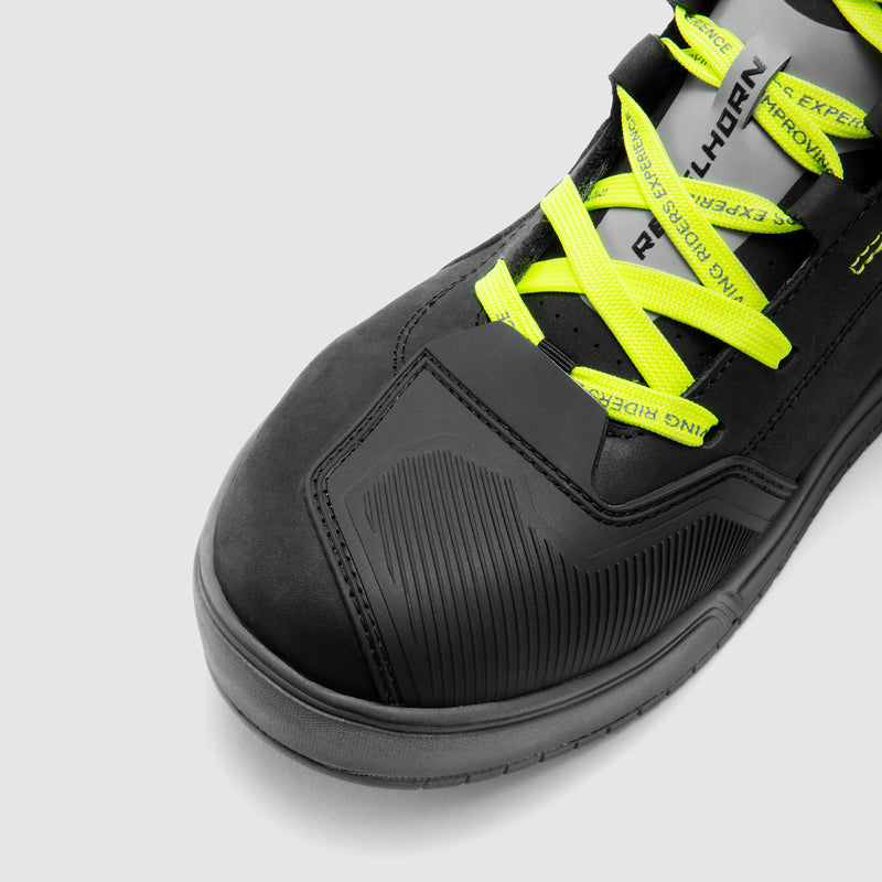 Rebelhorn Vandal 2 Boots Grey / Fluo Yellow FREE UK Delivery, FREE 365 Day Returns | Moto Central