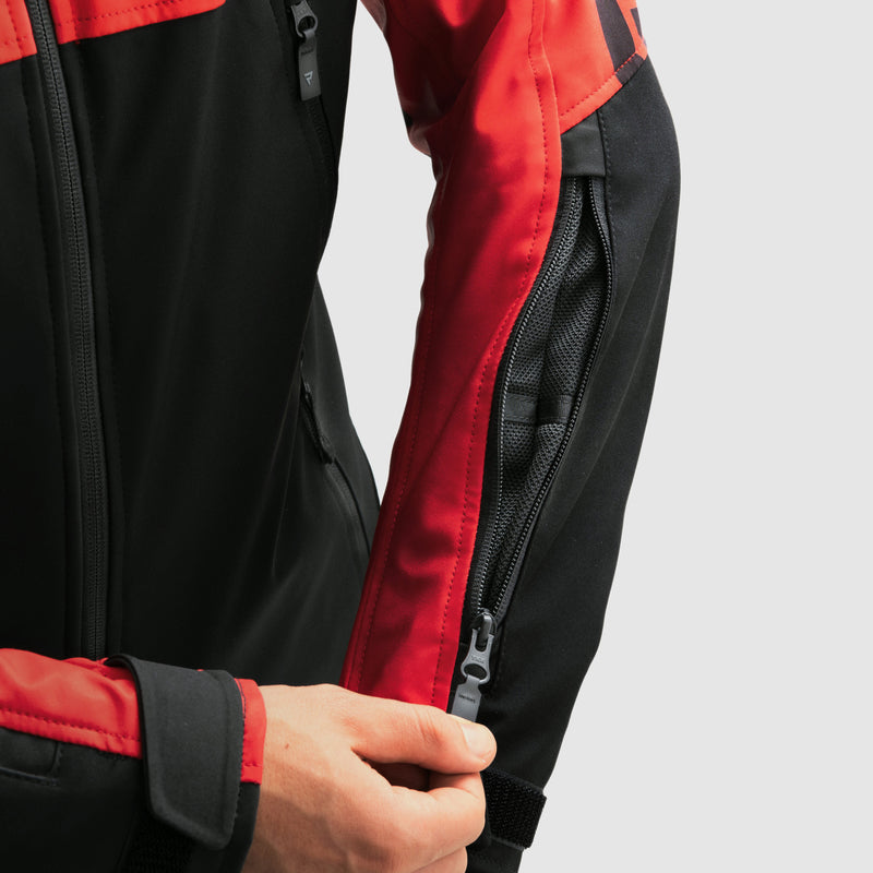 Rebelhorn Slash Spider Textile Jacket Black / Red FREE UK Delivery, FREE 365 Day Returns | Moto Central