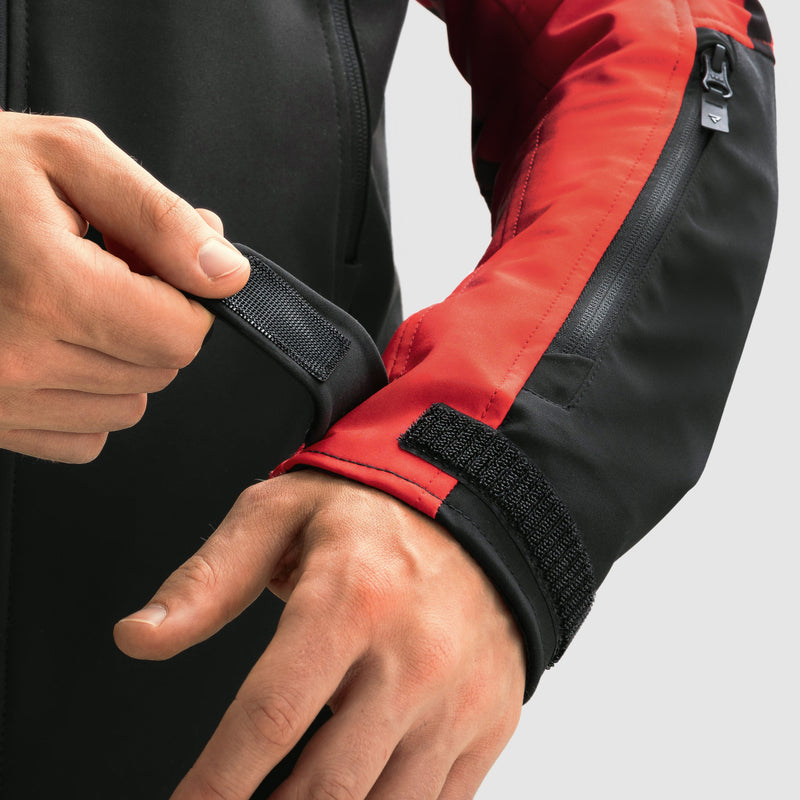 Rebelhorn Slash Spider Textile Jacket Black / Red FREE UK Delivery, FREE 365 Day Returns | Moto Central