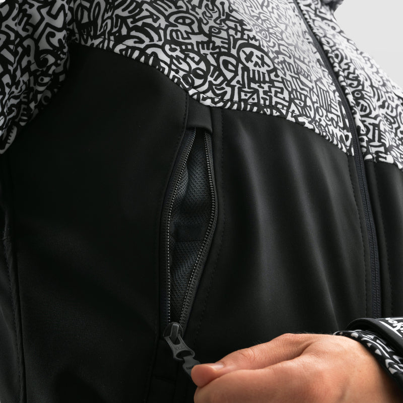 Rebelhorn Slash Noriaki Textile Jacket Black / White FREE UK Delivery, FREE 365 Day Returns | Moto Central