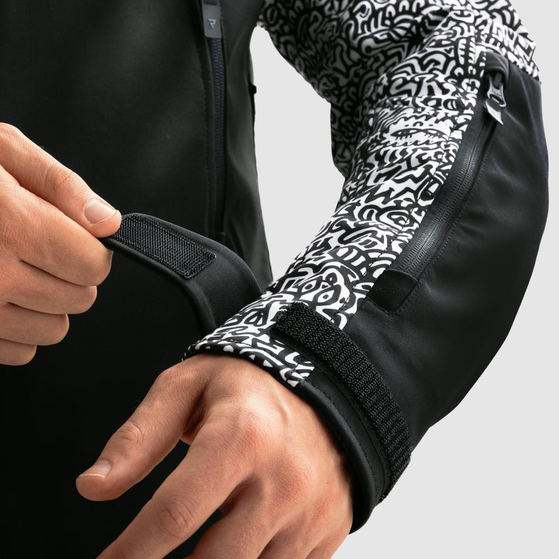 Rebelhorn Slash Noriaki Textile Jacket Black / White FREE UK Delivery, FREE 365 Day Returns | Moto Central