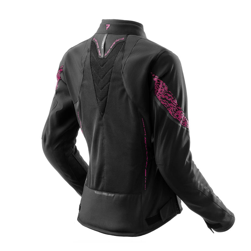 Rebelhorn Jax Ladies Textile Jacket Black / Pink FREE UK Delivery, FREE 365 Day Returns | Moto Central