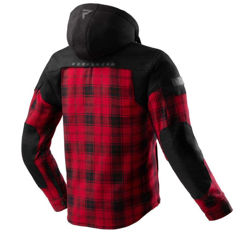 Rebelhorn Shifter Shirt Black / Red FREE UK Delivery, FREE 365 Day Returns | Moto Central