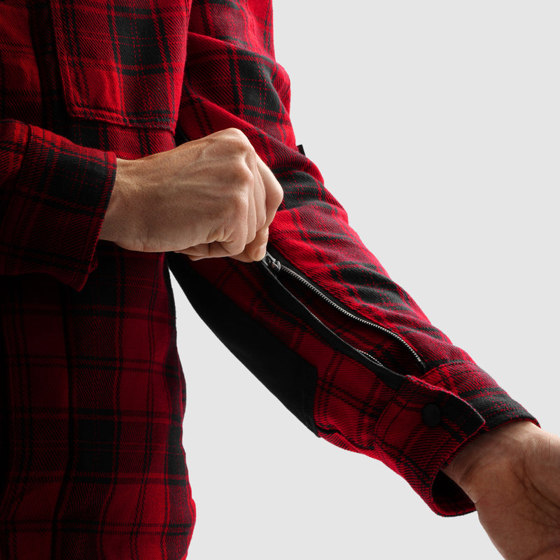 Rebelhorn Shifter Shirt Black / Red FREE UK Delivery, FREE 365 Day Returns | Moto Central