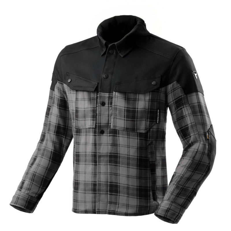 Rebelhorn Shifter Shirt Black / Grey FREE UK Delivery, FREE 365 Day Returns | Moto Central