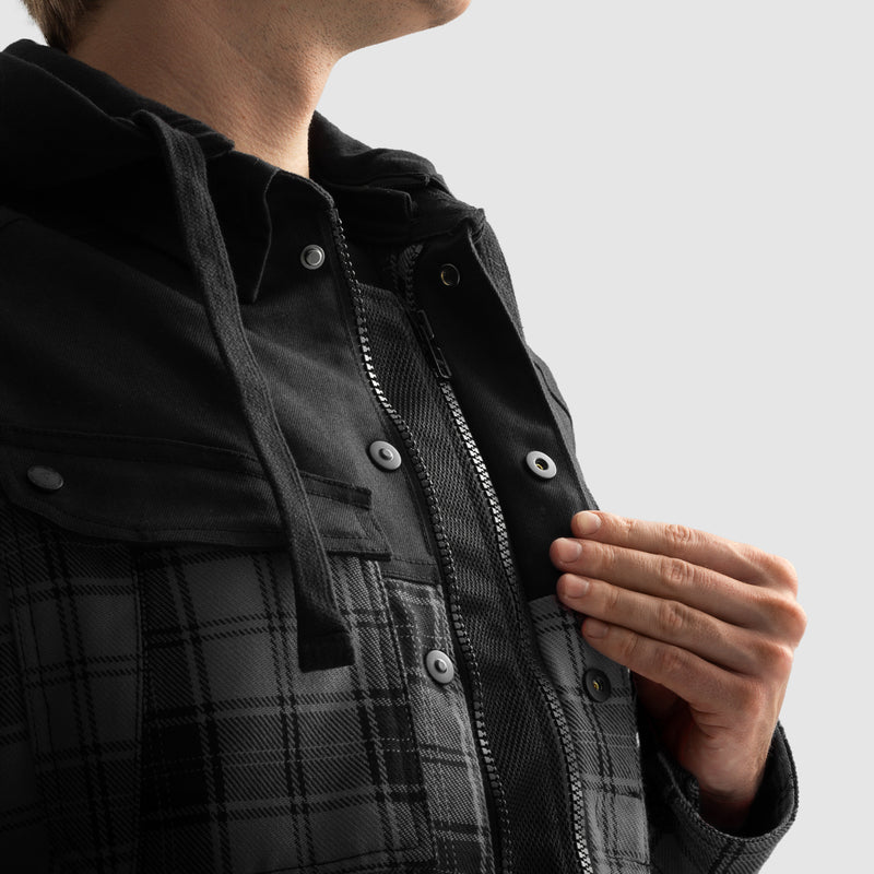 Rebelhorn Shifter Shirt Black / Grey FREE UK Delivery, FREE 365 Day Returns | Moto Central