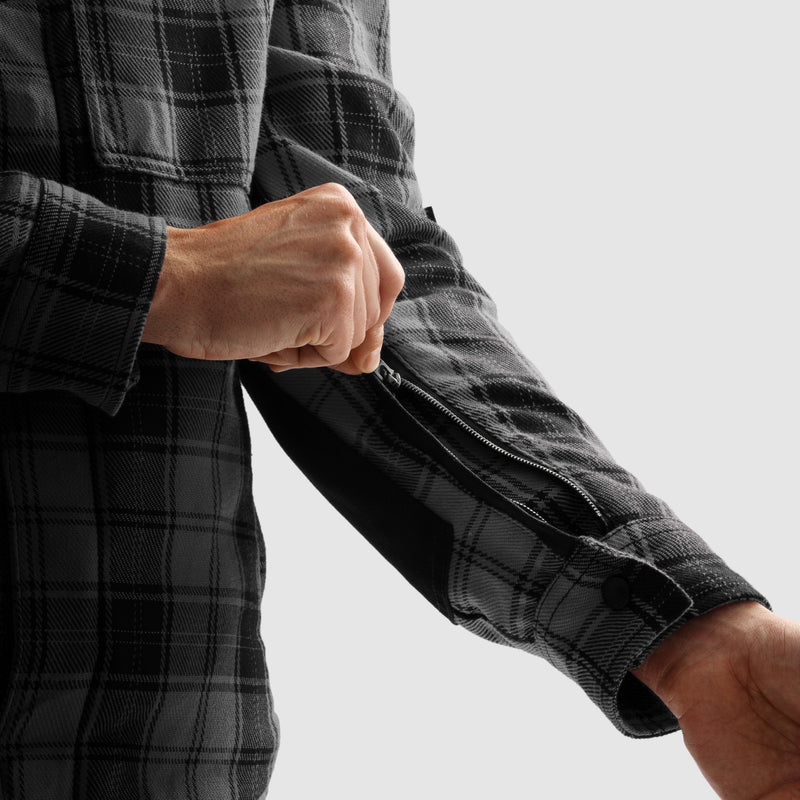 Rebelhorn Shifter Shirt Black / Grey FREE UK Delivery, FREE 365 Day Returns | Moto Central