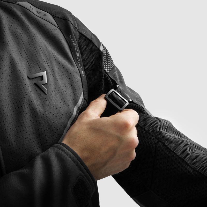 Rebelhorn Hiflow 5 Textile Jacket Black FREE UK Delivery, FREE 365 Day Returns | Moto Central