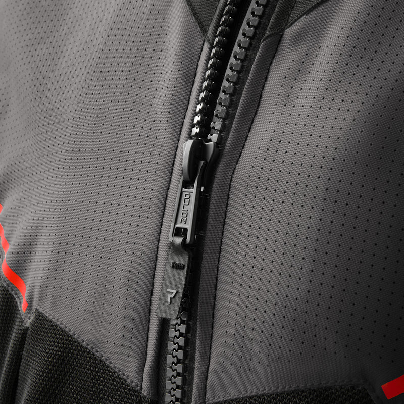 Rebelhorn Hiflow 5 Textile Jacket Black / Grey / Red FREE UK Delivery, FREE 365 Day Returns | Moto Central